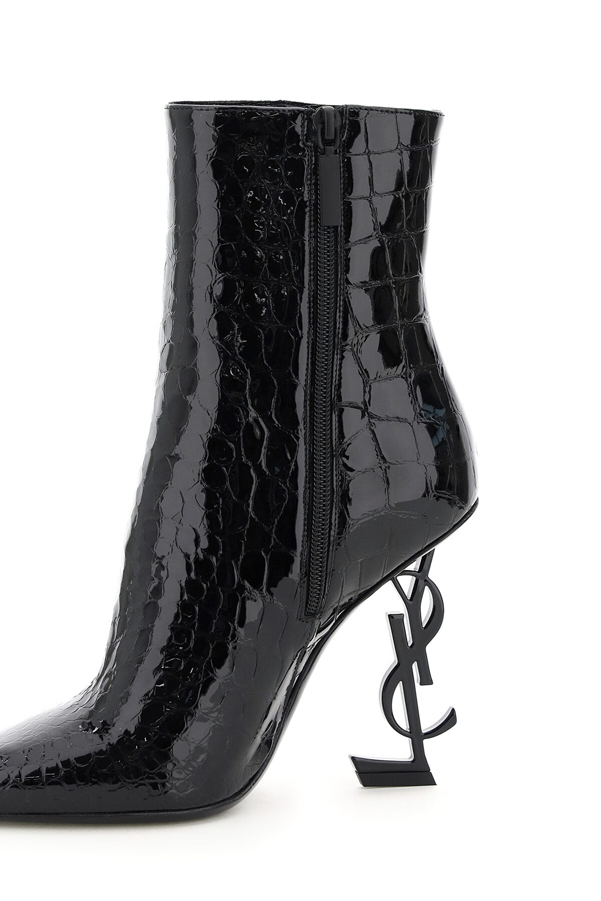 saint laurent/圣罗兰/ysl女鞋女士黑色短靴 639599 黑色 36【图片