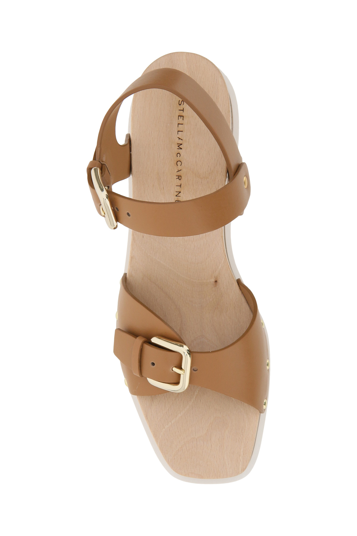 女士棕色露趾厚底凉鞋松糕鞋800317 棕色