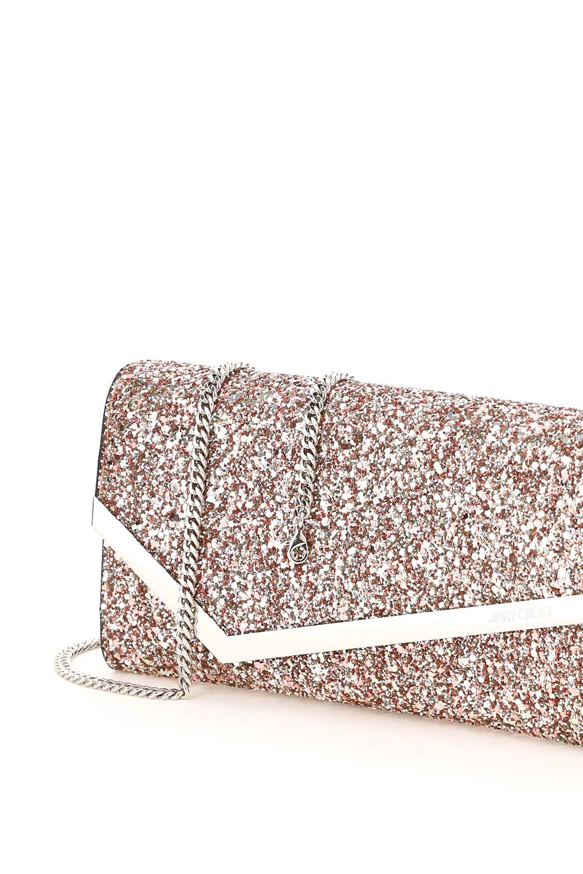 jimmy choo/周仰杰/吉米周奢侈品女包香槟金翻盖链条单肩包晚宴包