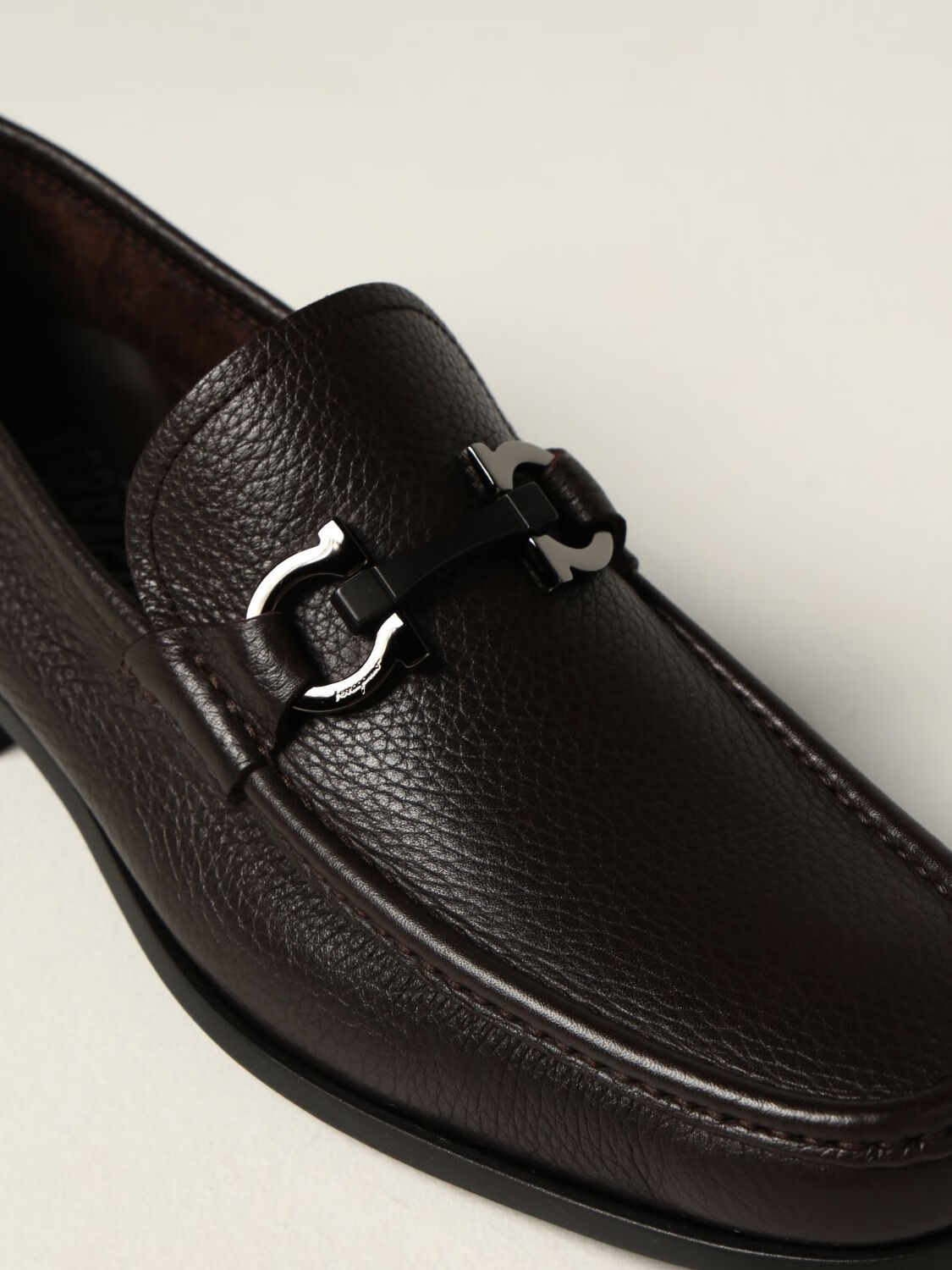 salvatore ferragamo菲拉格慕奢侈品男鞋男士棕色深紫色皮鞋 棕色 6