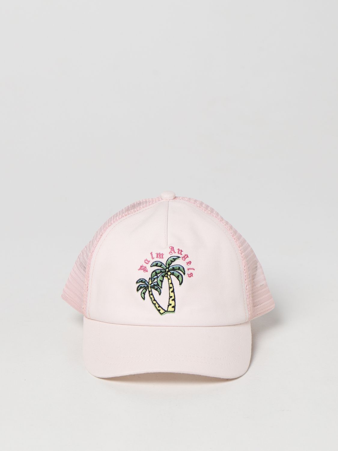 palmangels棕榈天使pa浅粉色儿童夏日风情新款logo印花帽子粉红色1