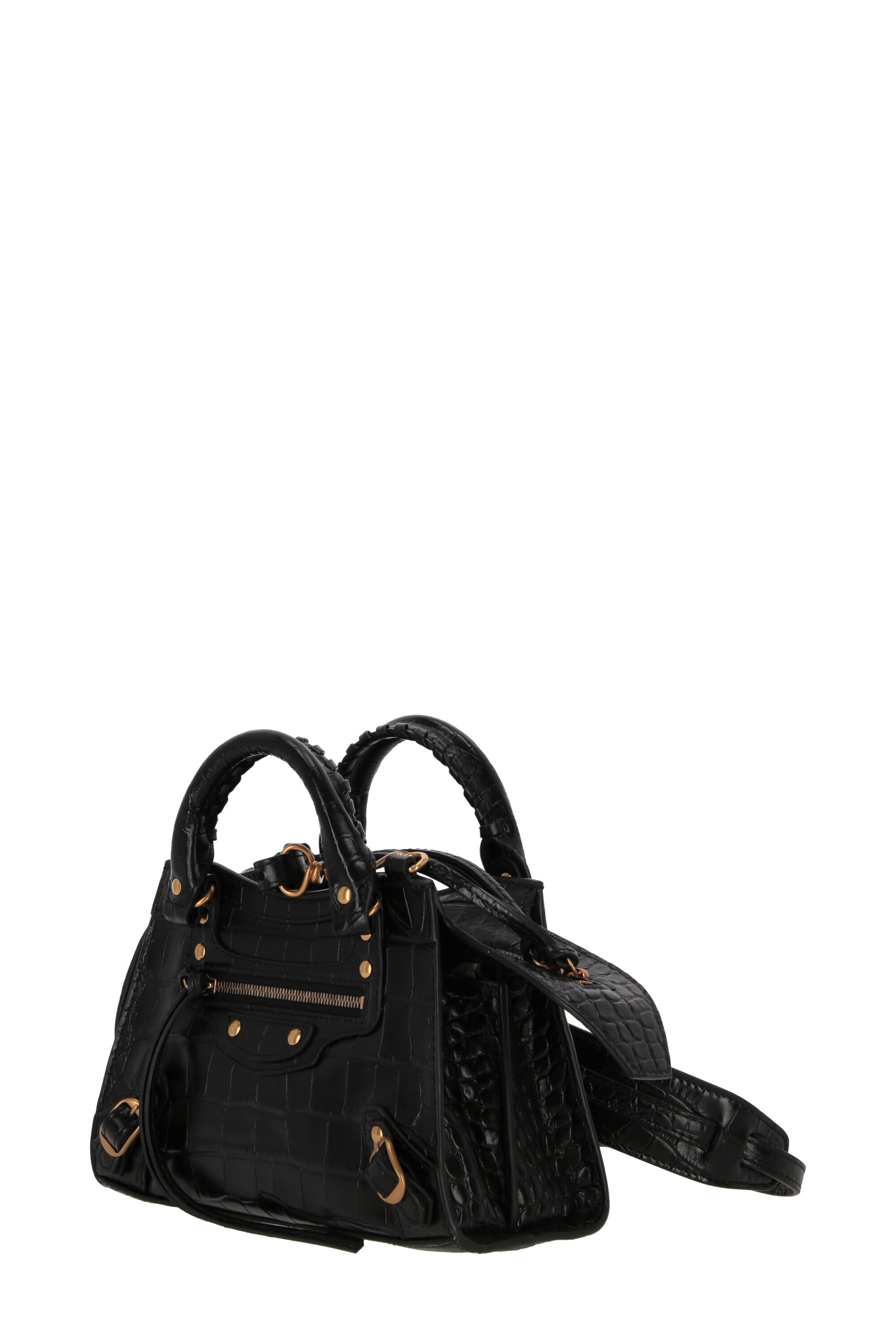 balenciaga巴黎世家奢侈品女包女士黑色女士手提包city机车包黑色均码