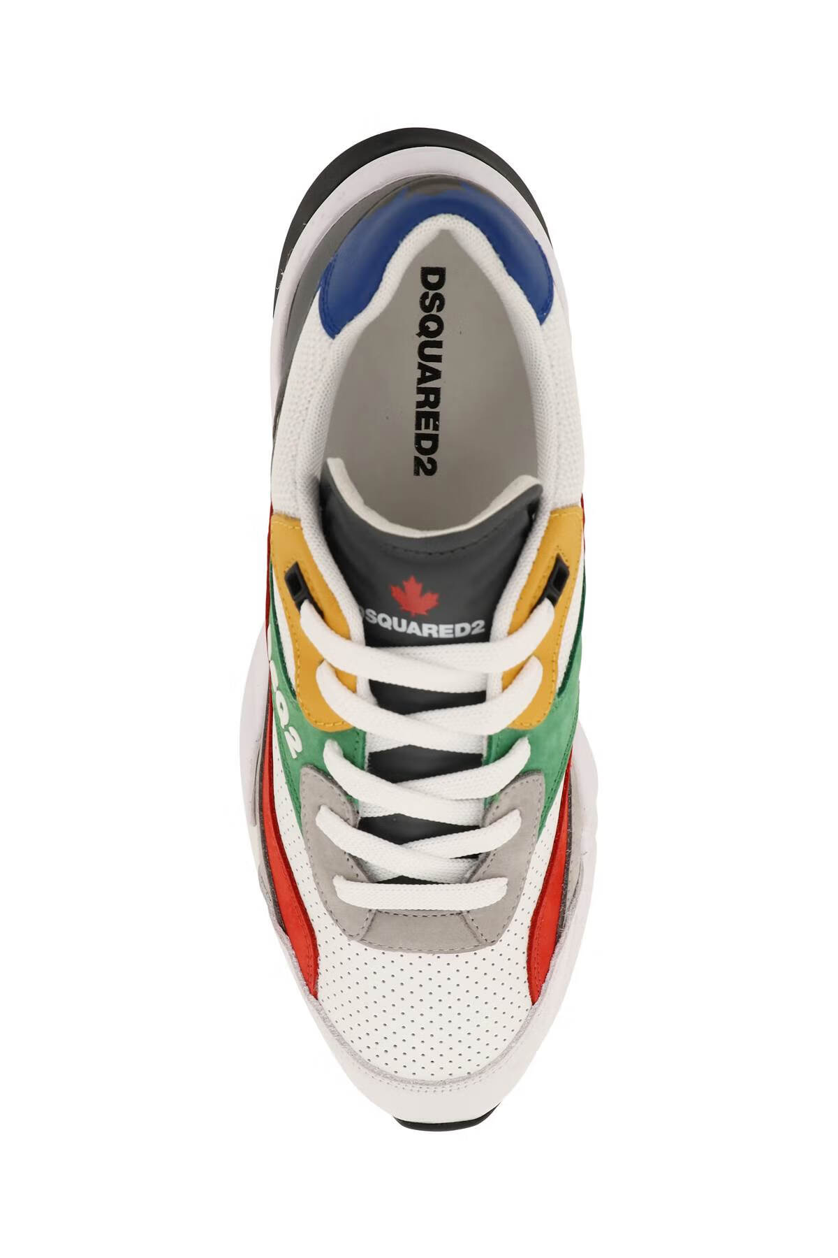 d二次方dsquared2d2奢侈品男鞋男士新款花色系带休闲