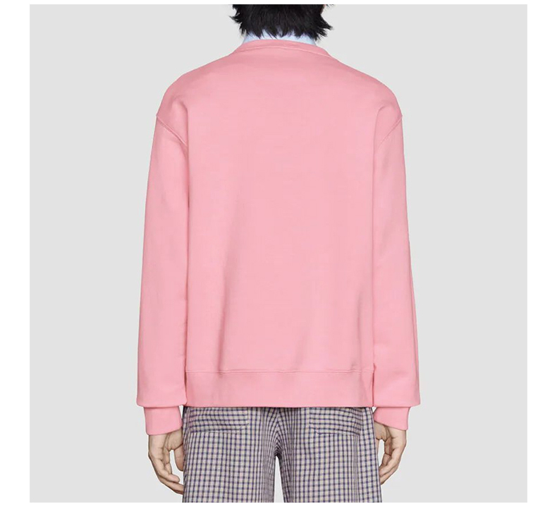 gucci/古驰女款女士粉红色棉质休闲长袖卫衣 626990- 粉红色 m【图片