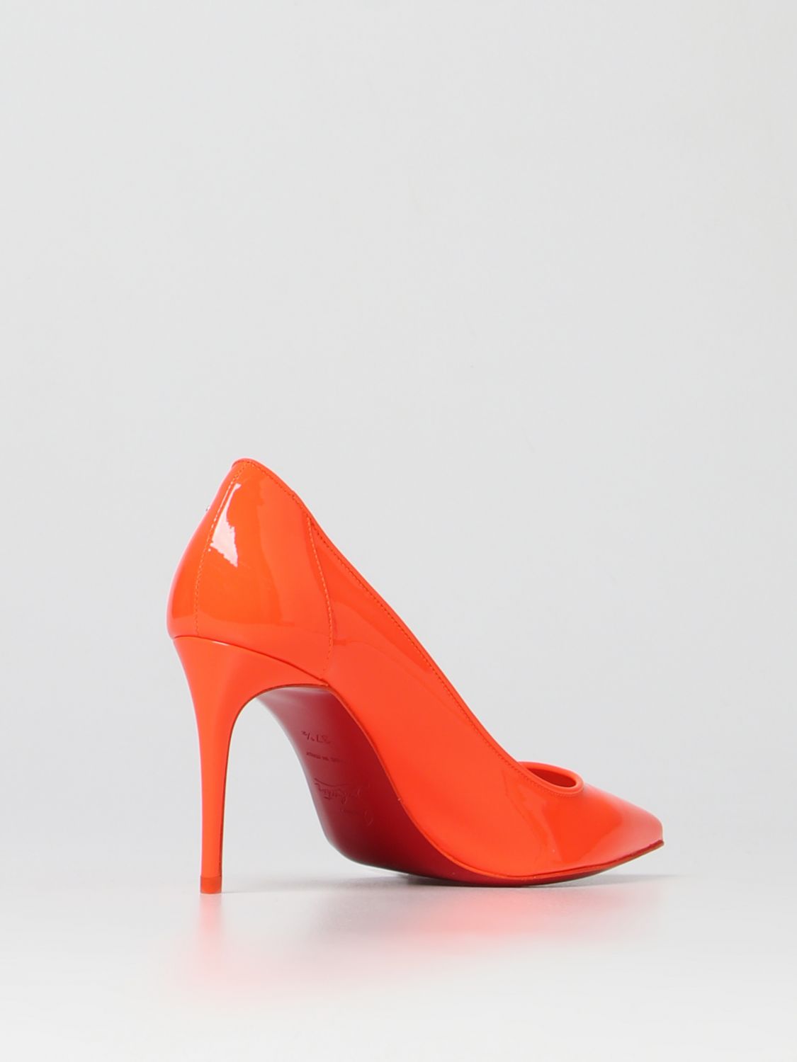 christian louboutin/路铂廷cl克里斯提·鲁布托红底鞋女鞋亮橙色高跟