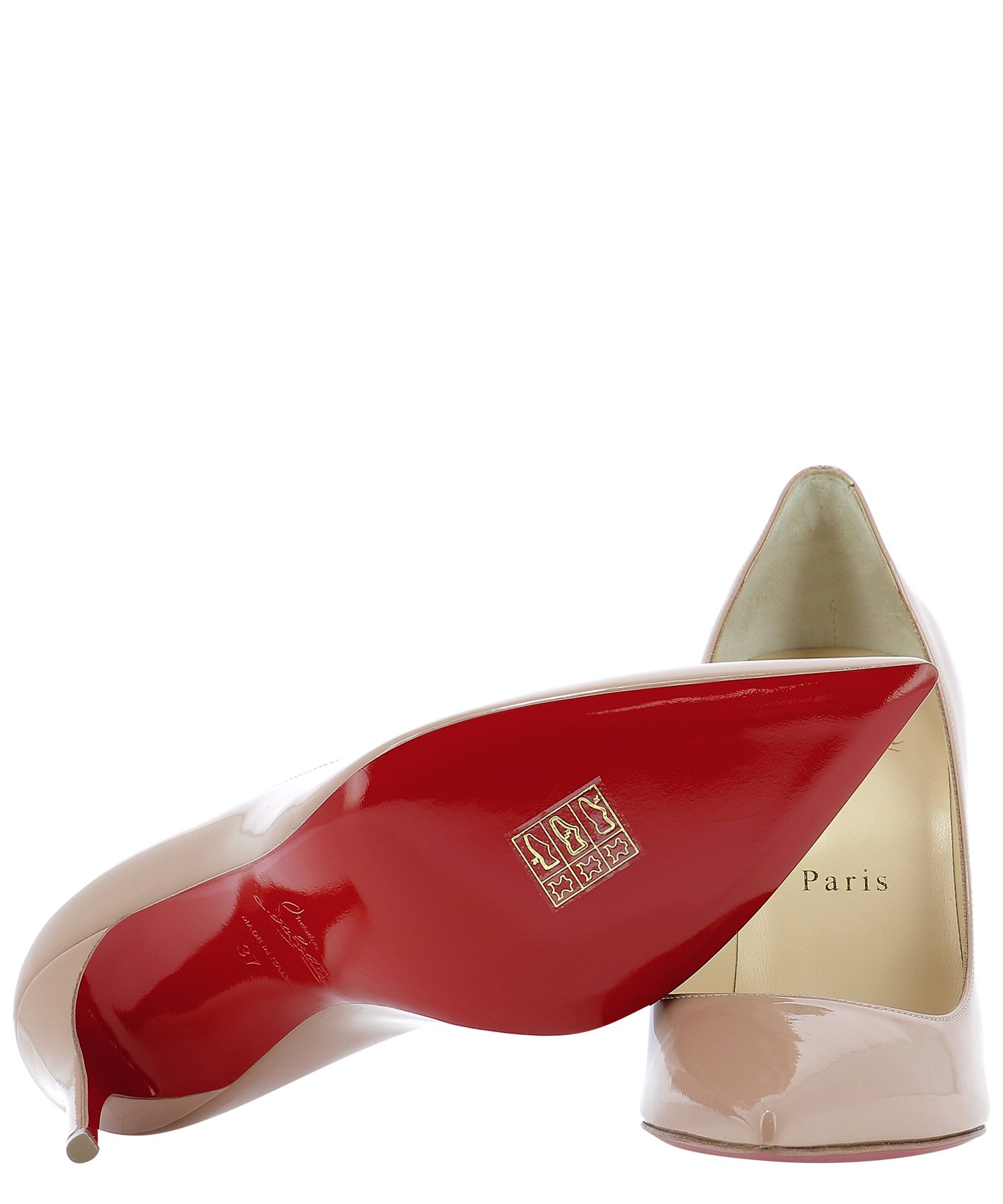 christianlouboutin路铂廷cl克里斯提鲁布托红底鞋女鞋裸粉高跟鞋