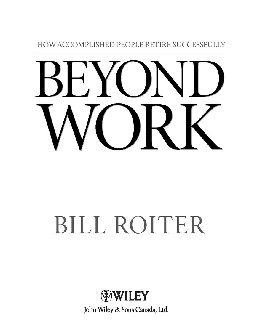 Beyond Work: How Accomplished People Retire Successfully