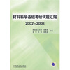 

材料科学基础考研试题汇编2002-2006