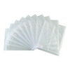 

Comix) 10 C330 A4 transparent button bag / bag / storage bag white office stationery