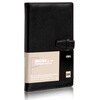 

Effective (deli) 3335 simple buckle leather surface of the notebook / notebook 25K / 114 pages black