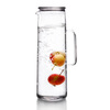 

Jingdong Supermarket] excellent Amoy cool water bottle transparent heat glass long 010