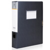 

Deli) 5606 Rui business series thick PP sticky file box A4 55mm dark gray single loaded