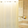 

Jingdong supermarket] green reed fashion candy color PEVA waterproof shower curtain light beige 180 * 180