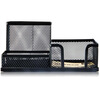 

Powerful (deli) 9175 metal mesh multi-functional office pen holder black