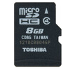 

Toshiba (TOSHIBA) 8G TF (microSDHC) memory card (Class4