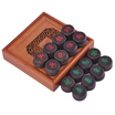 

Royal Chess Hardcover Red Flower Pear Chinese Chess 5cm Relief Send Imitation Leather Board All Nanzhu Chess Box