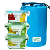 

400ml 450ml 2 oven microwave oven for lunch box RL3-02B send blue bag