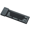 

ELECOM TK-FBS035EBK Portable Coiled Bluetooth Silicone Soft Keyboard Black