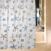 

Green reed PEVA shower curtain starfish 180 × 180cm