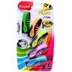 

Maped CH742728 Mini Highlighter 5 colors card