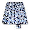 

Kale decorated picnic mat mat outdoor cushion widened thick beach lawn crawling mat picnic barbecue camping magic blue large 200150CM