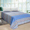 

Huakang bedding home textile cotton twill the whole printing double bed sheets 230 × 250cm Glen blue for 18 meters bed