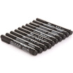 

Genvana G-0902 Single Head Oil Marker - Black 10 Pack