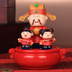 

Carapace Original New Year Fortune God Three Shaking Head Solar Doll OCR-08041