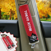 

Astro Boy Car Seat Belt Cover Car Interior Decoration Belt Cover Shoulder Cover Four Seasons Universal Cartoon Seat Belt Cover Red&Black Pair XSJ-05