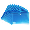 

Effective deli 5504 A4 Kraft File Bag Blue 12 Pack