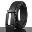 Xsby Mens Leather Dress Belt With Automatic Buckle Slide Ratchet For Men Genuine xsby kopen in de aanbieding