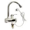 TOMNEW Instant Tankless Calentador de agua eléctrico eléctrico Instant Hot Faucet Grifo de la cocina Calentador de agua Calentador instantáneo de agua LED
