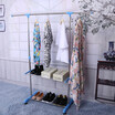 〖Follure〗Stainless Steel Single Rod Adjustable Garment Rack Clothes Socks Drying Rack
