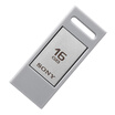 SONY 16GB U disk USB31 Type-C computer phone dual interface OTG silver reading speed 130MB s mobile phone U disk metal body multi-purpose car U disk