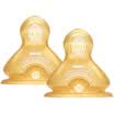 NUK wide caliber pacifier baby baby latex nipple anti-flatulence 6 months or more cross hole two pieces Germany imported