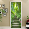 Colomac 3D Wallpaper Green Bamboo Ladder Photo Wall Door Mural Living Room Bedroom Restaurant Pvc Adhesive Waterproof 77Cmx200Cm colomac kopen in de aanbieding Colomac 3D Wallpaper Green Bamboo Ladder Photo Wall Door Mural Living Room Bedroom Restaurant Pvc Adhesive Waterproof 77Cmx200Cm colomac kopen in de aanbieding
