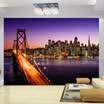 Fondo de pantalla personalizado de la ciudad de Nueva York noche edificio gran papel tapiz mural dormitorio sala de estar Sofá TV fondo de pantalla