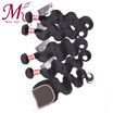 Mokogoddess 4 Bundles Brazilian Hair Weave With Closure Virgin Human 4 Body Wave Extensions mokogoddess kopen in de aanbieding Mokogoddess 4 Bundles Brazilian Hair Weave With Closure Virgin Human 4 Body Wave Extensions mokogoddess kopen in de aanbieding