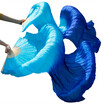 Yi Na Sheng Wu 2017 Stage Performance 100 Silk Belly Dance Fans Gradient Colour Accessories Dancing Turquoiseroyal Blue yi na sheng wu kopen in de aanbieding Yi Na Sheng Wu 2017 Stage Performance 100 Silk Belly Dance Fans Gradient Colour Accessories Dancing Turquoiseroyal Blue yi na sheng wu kopen in de aanbieding