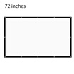 72 Inch 169 Portable Tabletop Projector Screen huismerk kopen in de aanbieding