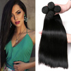 Clarolair Hair Peruvian Virgin Straight 4 Bundles Deals 7A Human Weave clarolair kopen in de aanbieding