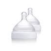 Imported BornFree 2 stage medium flow pacifier 2 Pack anti-flatulence silicone wide caliber nipple medium speed flow suitab