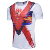 Canghpgin Summer Mens Casual T Shirt 3D Printed Street Style Short Sleeve T canghpgin kopen in de aanbieding