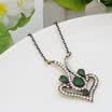 New Arrived Floral Necklace Turkish Antique Gold Plating Hollow Out Flower Heart Pendant Necklaces Bohemia Women Festival Gift
