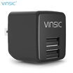 Vinsic Vscw201 12W Dual Usb Port Wall Charger Compact Folding Plug vinsic kopen in de aanbieding