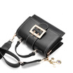Joy Collection Polo Ladies Shoulder Bag Fashion Trend Pin Buckle Crossbody Simple Retro Mobile Handbag 340523 Black joy collection kopen in de aanbieding