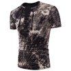 Canghpgin Summer Mens Casual Printed T Shirt Round Neck Pullover Tops canghpgin kopen in de aanbieding