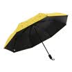 Mido MAYDU Jingdong self-operated tri-fold sun protection umbrella UV protection girls sun umbrella creative folding umbrella M3360 yellow