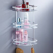Joy Collection Bathroom Rack Storage Space Aluminum Suction Wall Shelf Three joy collection kopen in de aanbieding