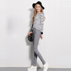 Joy Collection Mazoe Fashion Candy Color Casual Pants 1611 Gray Xxxxl joy collection kopen in de aanbieding